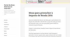 Desktop Screenshot of dicasde.com.br