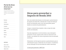 Tablet Screenshot of dicasde.com.br